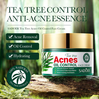 Tea Tree Acne Oil-Control Set – Complete 5-Step Anti-Acne Routine