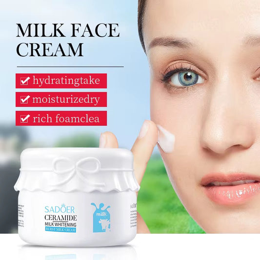 Milk Ceramide Face Cream – Deep Hydration & Radiance Boost