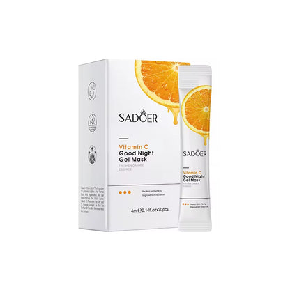 Vitamin C Good Night Gel Mask – Fresh Orange Essence (20pcs)