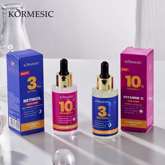 Vitamin C & Retinol Serum Duo – Brighten, Repair & Rejuvenate