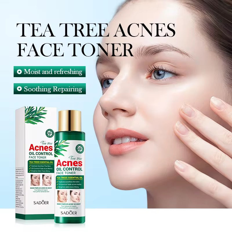 Tea Tree Acne Oil-Control Set – Complete 5-Step Anti-Acne Routine
