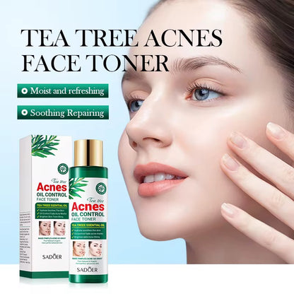 Tea Tree Acne Oil-Control Set – Complete 5-Step Anti-Acne Routine