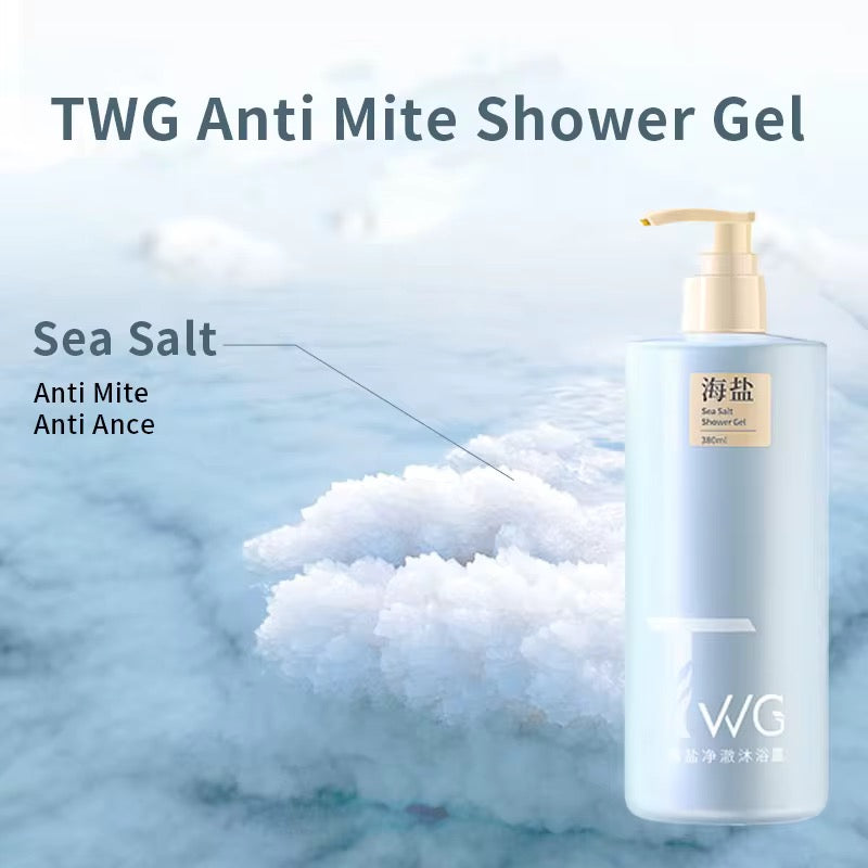 Sea Salt Shower Gel – Anti-Mite • Anti-Acne • Oil Control (380ml)