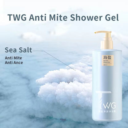 Sea Salt Shower Gel – Anti-Mite • Anti-Acne • Oil Control (380ml)