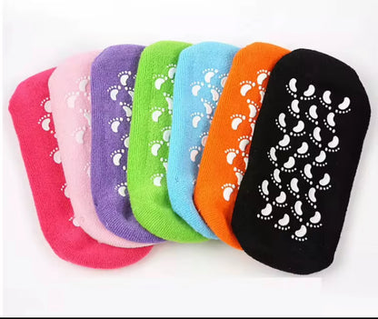 Spa Silicone Moisturizing Socks