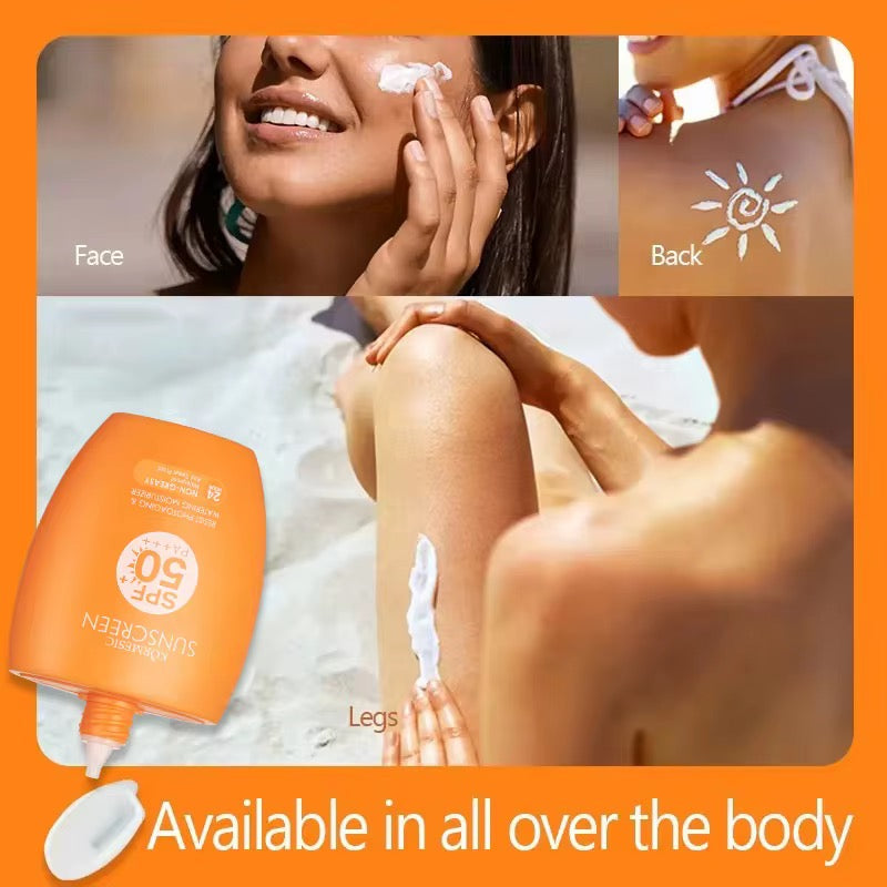 Sunscreen SPF 50+ PA+++ – Broad Spectrum UV Protection (24H Moisturizing & Non-Greasy)