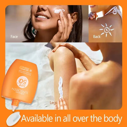 Sunscreen SPF 50+ PA+++ – Broad Spectrum UV Protection (24H Moisturizing & Non-Greasy)