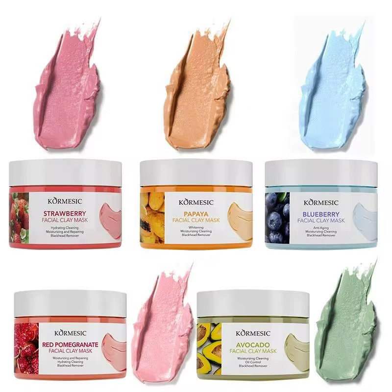 Facial Clay Mask Collection – Deep Clean • Glow • Hydrate