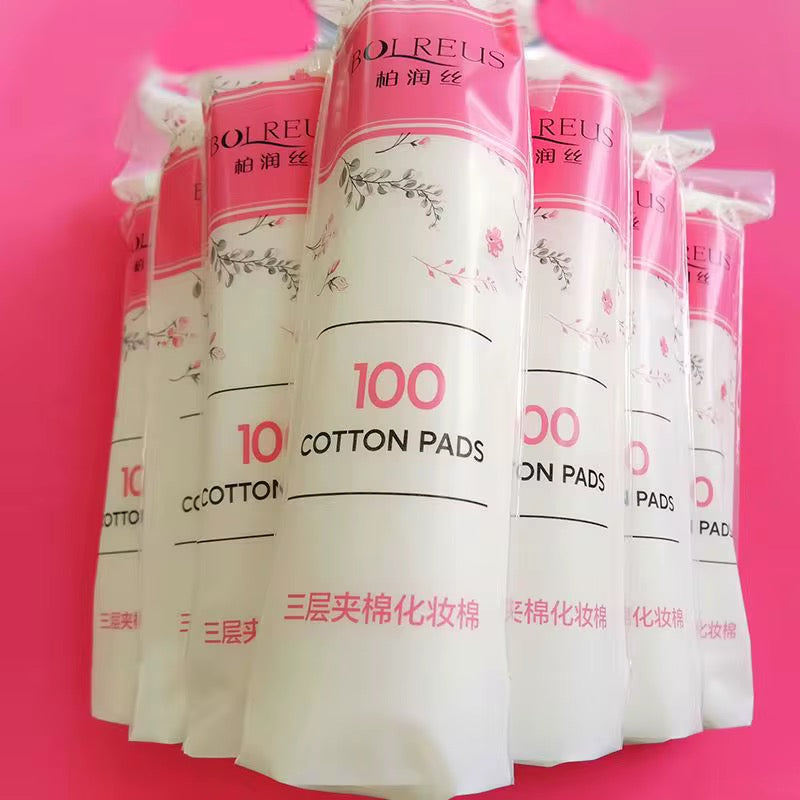 100 Pieces Soft Cotton Pads