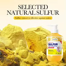 Sulfur Exfoliating & Mite Removal Liquid Soap